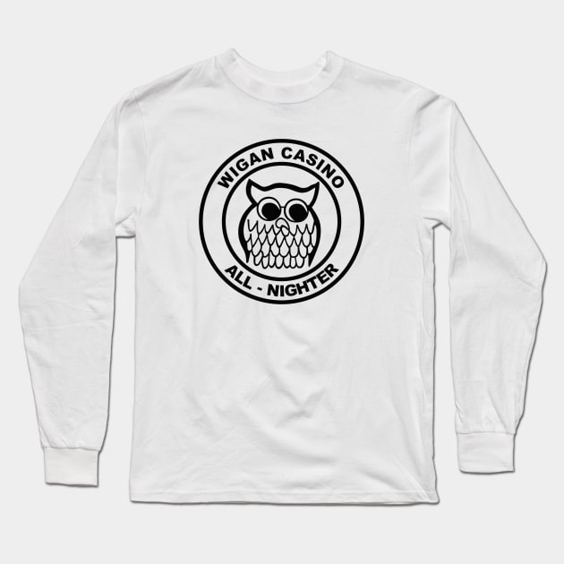 Wigan Casino All Nighter Long Sleeve T-Shirt by LeRobrts